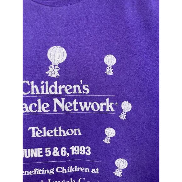 Vintage Childrens Miracle Network Shirt National Jewish Center Hot Air Balloon - Picture 3 of 12